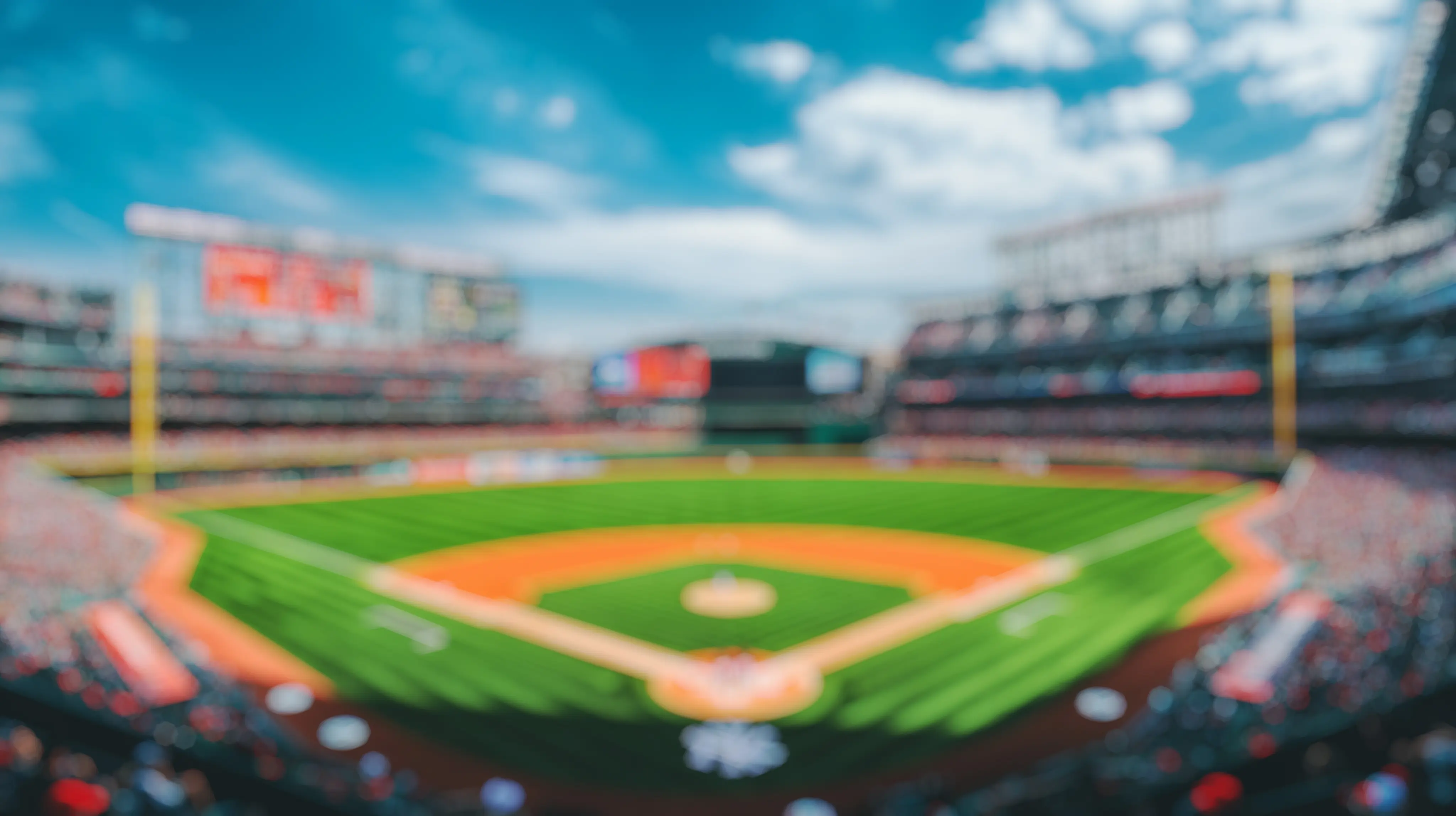 Spotlights on a stage