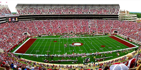 Image of Alabama Crimson Tide In Baton Rouge