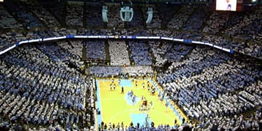 Image of North Carolina Tar Heels In Charlottesville