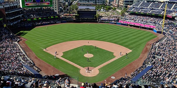 Image of San Diego Padres In Seattle