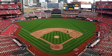 Image of St Louis Cardinals At St. Louis, MO - Busch Stadium