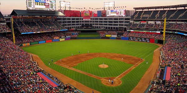 Image of Texas Rangers In St. Louis
