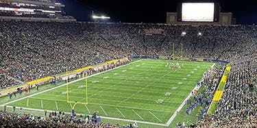 Image of Notre Dame Fighting Irish In East Rutherford
