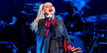 Image of Christina Aguilera In Las Vegas