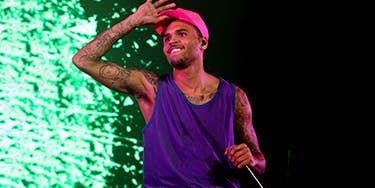 Image of Chris Brown In Boston