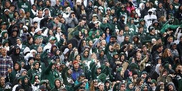 Image of Michigan State Spartans Football In Chestnut Hill