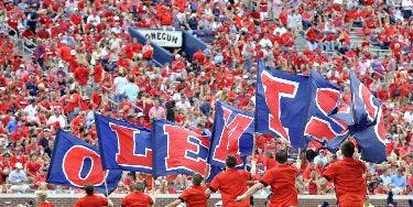 Image of Mississippi Rebels Football In Baton Rouge