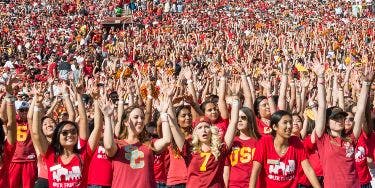 Image of Usc Trojans Football In Los Angeles